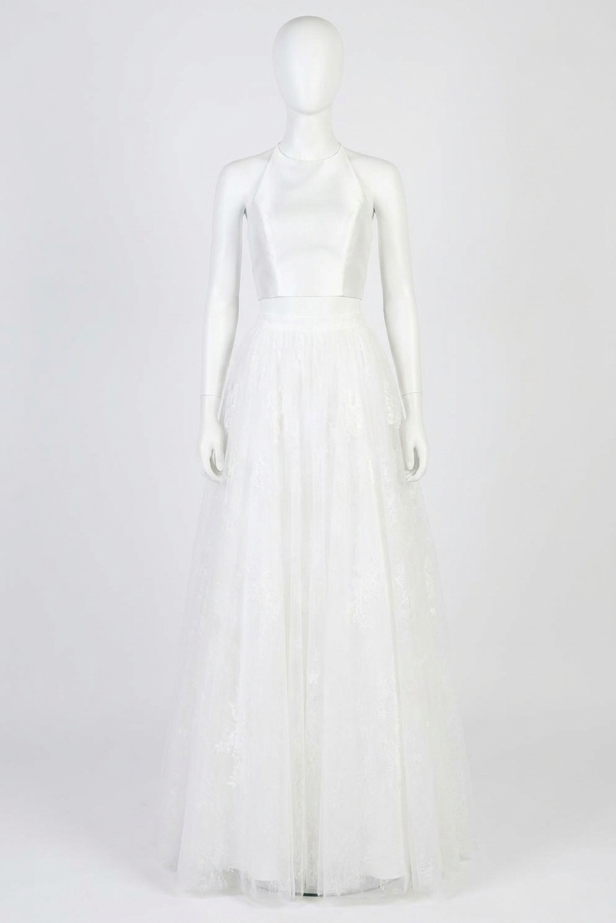 NEW SHERRI HILL a-line prom dress in ivory
